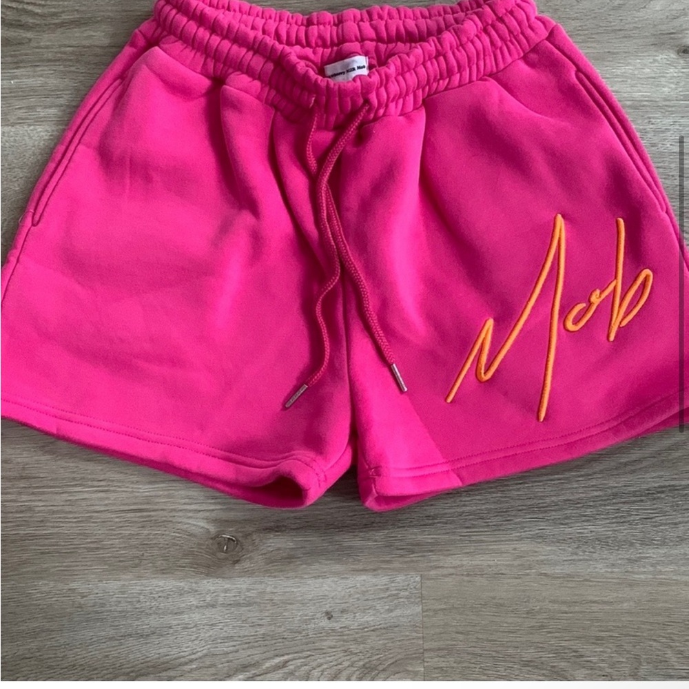 Strawberry Milk Mob - HOT PINK Cropped Zip and Short - Picture 4 of 9